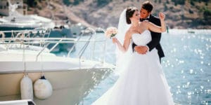 Location d'un yacht pour un mariage